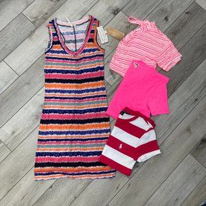 XS Pink Summer Bundle Tops